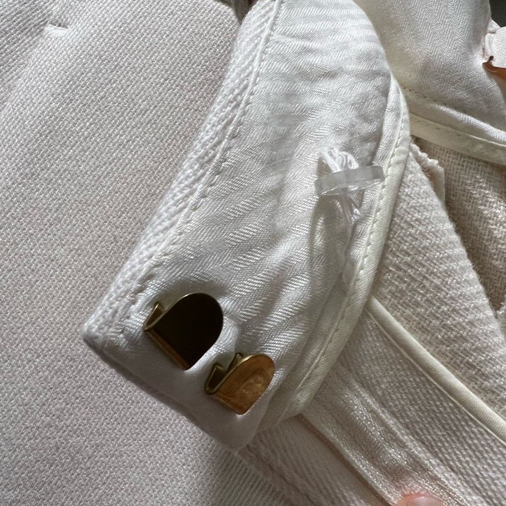 Tory Burch White Thomas Trousers - Picture 9 of 9